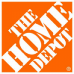 The Home Depot logo in orange and white text