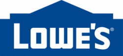 Lowe's logo in blue with white text